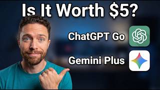 Gemini Plus vs ChatGPT Go: The Best AI Plan Under ?