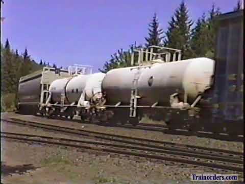 Classic Railroad Series 858 - SP at Fields, OR Aug  1, 1993.