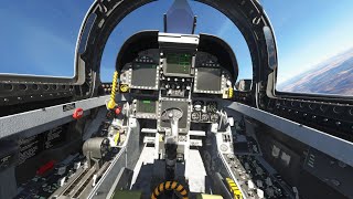 F18 Super Hornet  MSFS 2020  Amazing Cockpit  DAAJ  Algeria