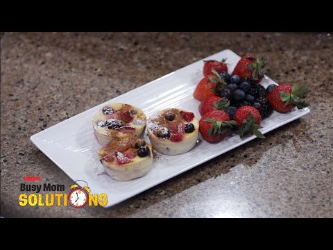 Busy Mom Solutions: Baked Yogurt with Berries