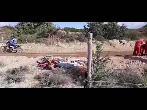 TONY CAIROLI CRASH GP SARDEGNA