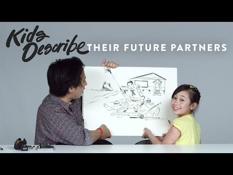 子どもがイラストレーターのコウジに未来のパートナーを語る｜子どもが語る｜HiHo Kids (Kids Describe Their Future Partners to Koji the Illustrator | Kids Describe | HiHo Kids)