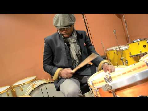 Steve Maxwell Vintage Drums - (Justin Faulkner in the NY Shop Craviotto Hybrid Kit - 3/23/13)