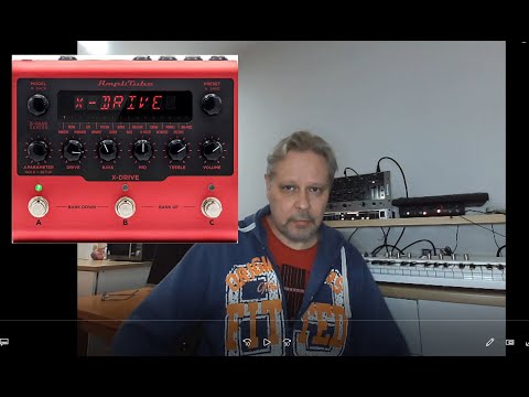 Get Amplitube X-drive software distortion pedal for free