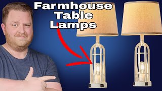 Review: Dual-Light Farmhouse Lamps with USB Charging Ports