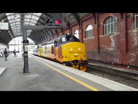 37421+37025 passing Darlington working the 0Z37 Barrow Hill to Bo'ness Exchange siding