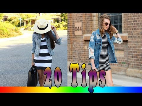 20 Style Tips On How To Wear A Striped Dress In The...