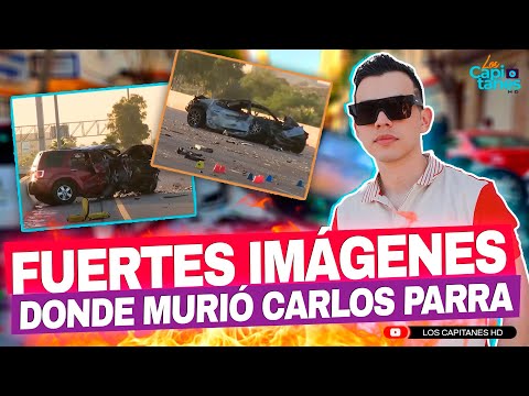 Strong images of the accident in which singer Carlos Parra died