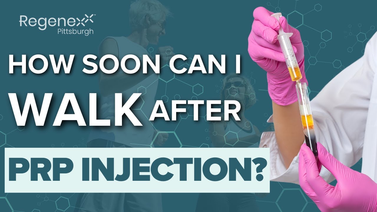 How Soon Can I Walk After PRP Injection? Recovery Tips | Regenexx Pittsburgh