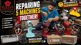 A Crazy Day at Baker’s Junction! Repairing 5 Machines Together 🔥| @Bakers.junction