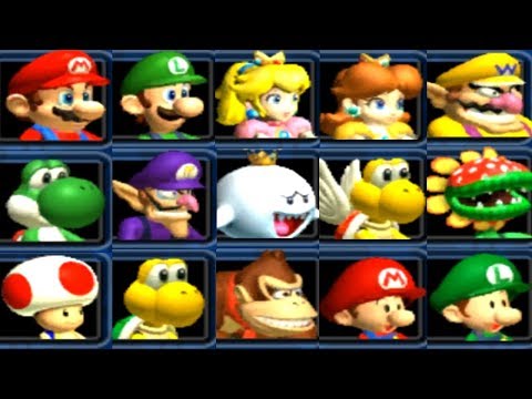 Mario Kart: Double Dash!! - All Characters