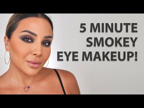 5 MINUTE SMOKEY EYE MAKEUP TUTORIAL | NINA UBHI