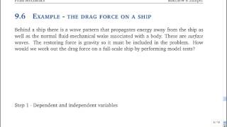 9.5 to 9.7 Examples of dimensional analysis