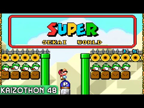 Kaizothon #48 - Super Sekai World by ShadowWingx