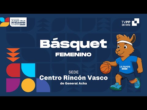 🏀Básquet Femenino - Neuquén 🆚 Bíobio - CERIVA de General Acha | Juegos de la Araucanía 2025.
