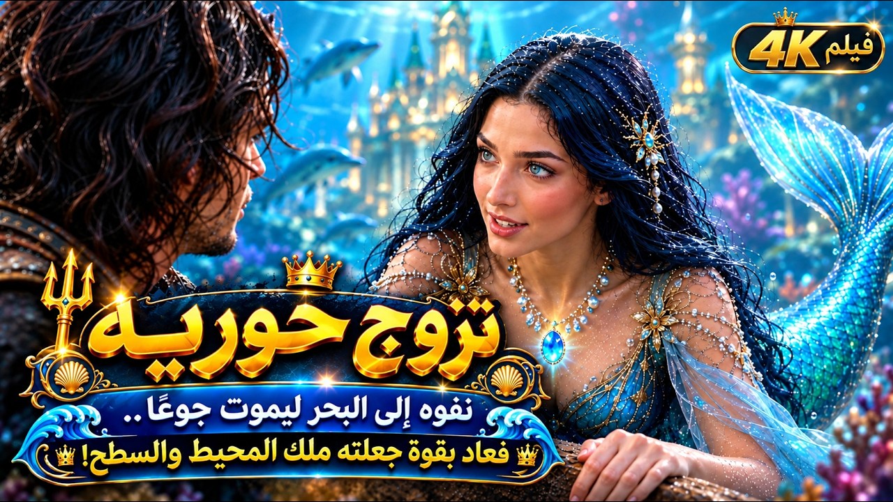 تزوج حوريه | نفوه إلى البحر لانه تحدى الظلم.. فعاد بقوة جعلته ملك المحيط والسطح! 🌊👑 فيلم فانتازيا 4K