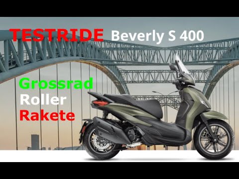 Testride Piaggio Beverly S 400 - Grossrad Roller Rakete