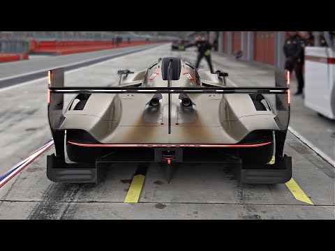 Thumbnail for Porsche 963 Hybrid LMDh start up, pit-exit procedure *switch from electric to V8 engine sounds* by Porsche 963