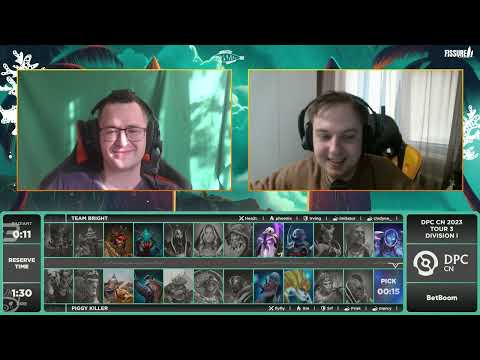 (RU) Piggy Killer vs Team Bright | map 1 | DPC CN 2023 Tour 3: Division I | by @Lex & @Undershockk
