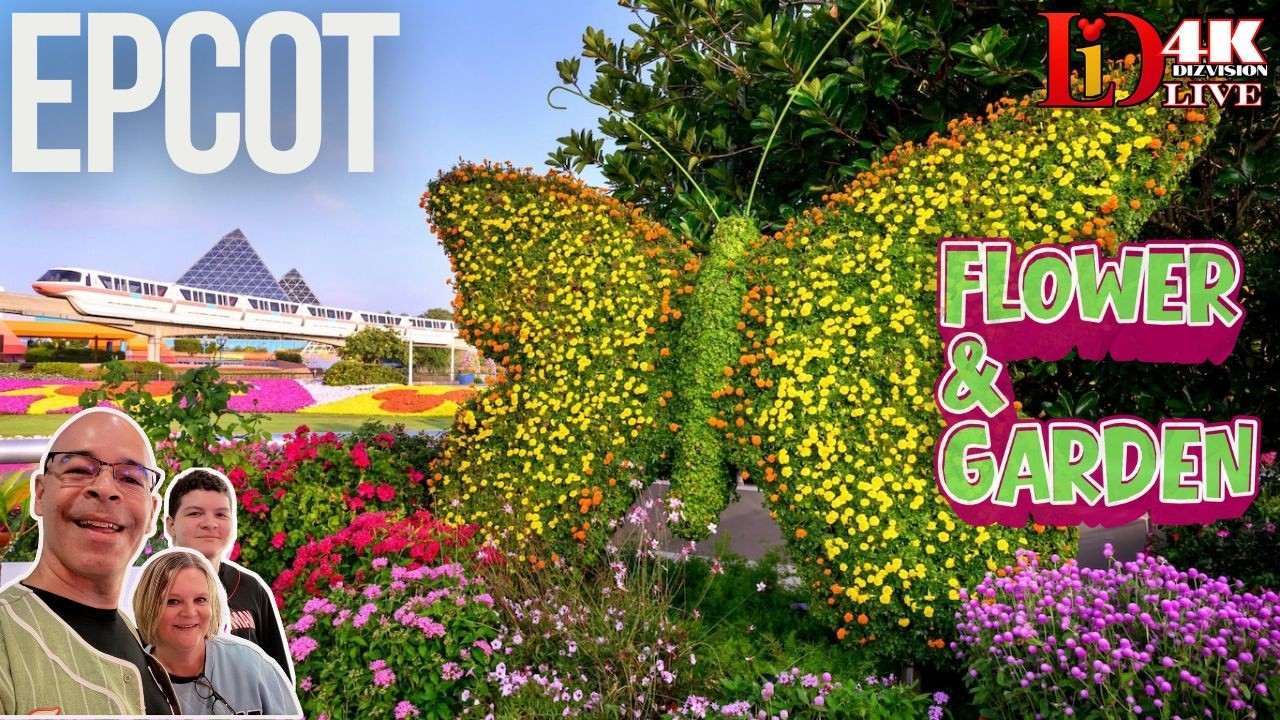 🌸 LIVE EPCOT Flower & Garden Festival 2026 | Topiaries, Booths & Spring Vibes 🌼