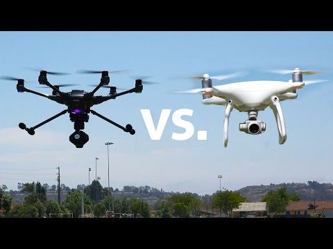 Yuneec Typhoon H Review, vs DJI Phantom 4!! (4K)
