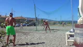 preview picture of video 'Beach Racket BlackThanos Lefe - Paragka Agiokampos'