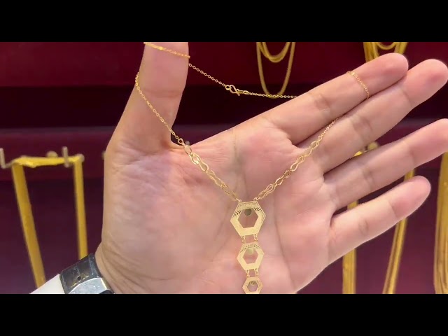 عقد فيرزاتشي ذهب عيار 21