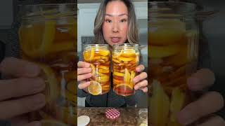 Fermented Honey! good for immune support &amp; gut health! ✨#honeygarlic #fermentedfood