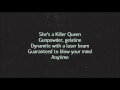 Queen - Killer Queen (Lyrics)