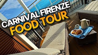 All The Food on the NEW Carnival Firenze