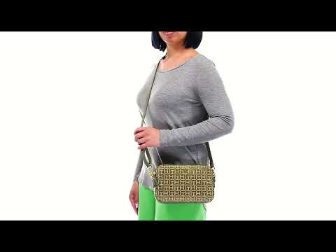Tommy Hilfiger Yvette II Camera Crossbody Square Monogram Jacquard Tommy Hilfiger Yvette II Camera Crossbody Square Monogram Jacquard