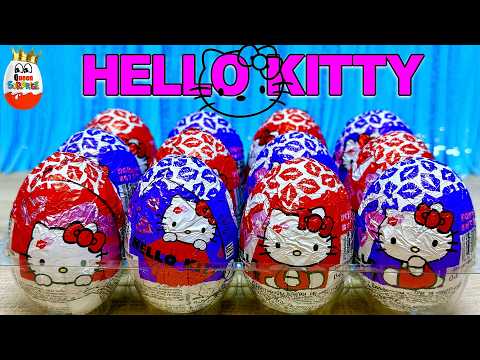 Hello Kitty Сюрпризы! Классные 3Д Игрушки Хеллоу Китти,Kinder Surprise undoxing
