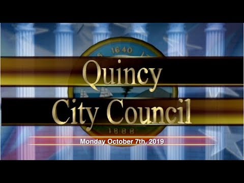 Quincy City Council: October 7th, 2019