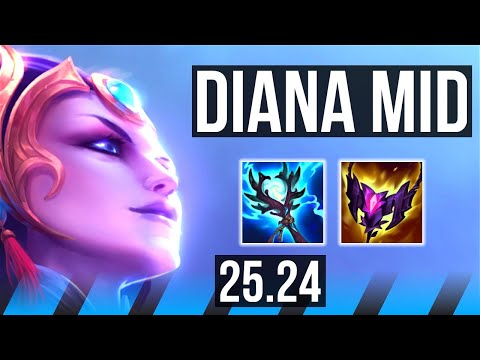 DIANA vs YASUO (MID) | Perfect KDA: 12/0/7 | TR Challenger | 25.24