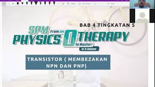 Fizik SPM form 5 bab 3 transistor: membezakan transistor PNP and NPN