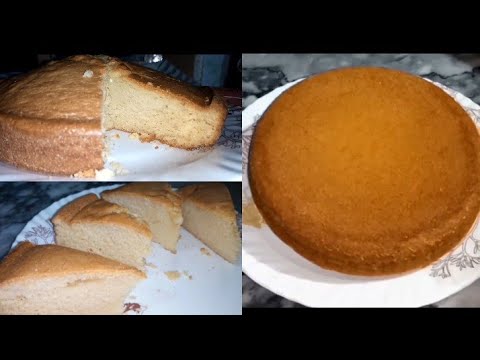 Simple Vanilla Spounge Cake | Easy Steps | Recipe by Nosheen's Hub.
