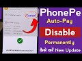 PhonePe Autopay Kaise Band Kare Auto Pay Phone Pay Kaise Band Kare Auto Pay Disable Phone Pe