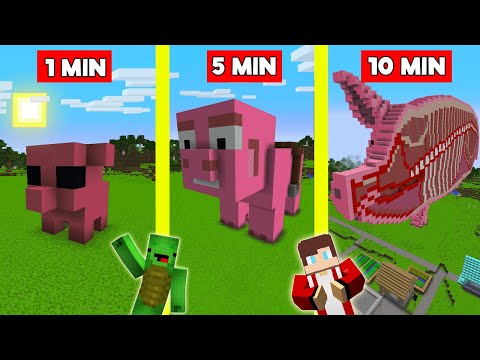 Pig House Showdown: EPIC Minecraft Battle - Noob vs Pro!