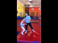 Leah learning Aerial with Ms. Krystie