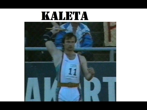 Marek Kaleta javelin thrower (PB: 83.30metres). Estonia