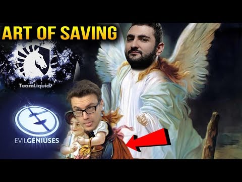LIQUID VS EG - GH Guardian Angel Saved Miracle Dota 2
