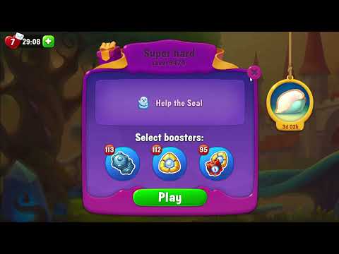 FISHDOM:  💥💥 Level 9474 Super Hard level First try  No boosters💥💥