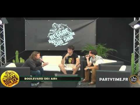 BOULEVARD DES AIRS - Interview HD at Reggae Sun Ska 2012 by Partytime.fr