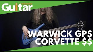 Video thumbnail for Warwick GPS Corvette $$ 4 String Bass | Review by Guitar Interactive Magazine