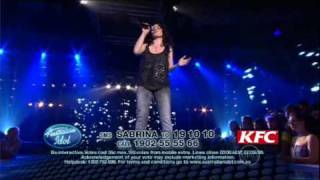 Sabrina Batshon - Earth Song - Australian Idol 2009 - top12