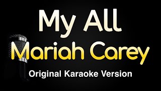 My All - Mariah Carey (Karaoke Songs With Lyrics - Original Key)