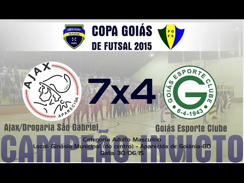 Gols - Ajax/Drogaria São Gabriel x Goiás E.C. - 2º jogo da final da Copa Goiás 2015