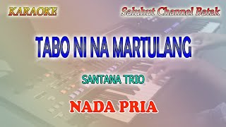 Download lagu TABO NI NA MARTULANG ll KARAOKE BATAK ll SANTANA TRIO ll NADA PRIA CIS=DO mp3