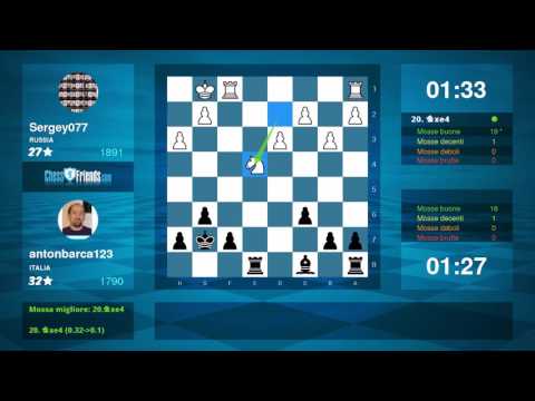 Chess Game Analysis: Sergey077 - antonbarca123 : 1/2-1/2 (By ChessFriends.com)