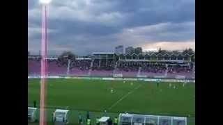 preview picture of video 'Poli Timişoara - UTA Arad 0-1, coregrafie start (Liga 2)'